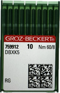 Igły do hafciarki Groz Beckert DB x K5 SAN1  GEBEDUR 60/8 RG tytanowa