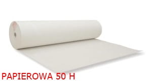 Flizelina \ WŁÓKNINA Biała 50 g - wyrywalna w jednym kierunku (50H)