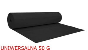 Flizelina  ROLKA -  CZARNA 50g , wydzieralna w każdym kierunku , 90 cm szer - 100 m dł.