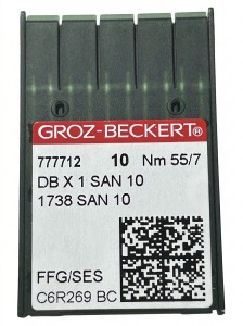 Igły do hafciarki Groz Beckert DB x 1  55/07 SAN10 SES