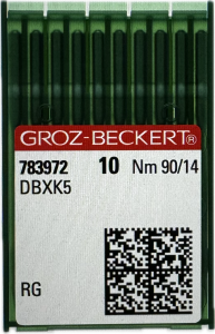 Igły do hafciarki Groz Beckert DB x K5 SAN1  GEBEDUR 90/14 RG tytanowa