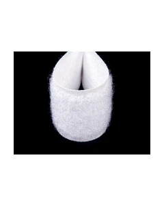 Taśma rzep 100 mm biała 580 pes/nylon pętelka