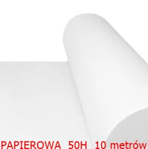 Flizelina Biała 50 g - wyrywana w każdym kierunku (50H) 10 METRÓW