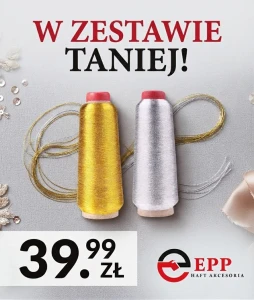 Zestaw nieci metalicznych   ZŁOTO+ SREBRO 