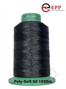 Nici hafciarskie Poly-Soft 60 1500m kolor  czarny