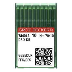Igły do hafciarki Groz Beckert DB x K5  GEBEDUR 70/10 SES  tytanowa