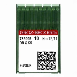 Igły do hafciarki Groz Beckert DB x K5 75/11 FG/SUK (kulka)